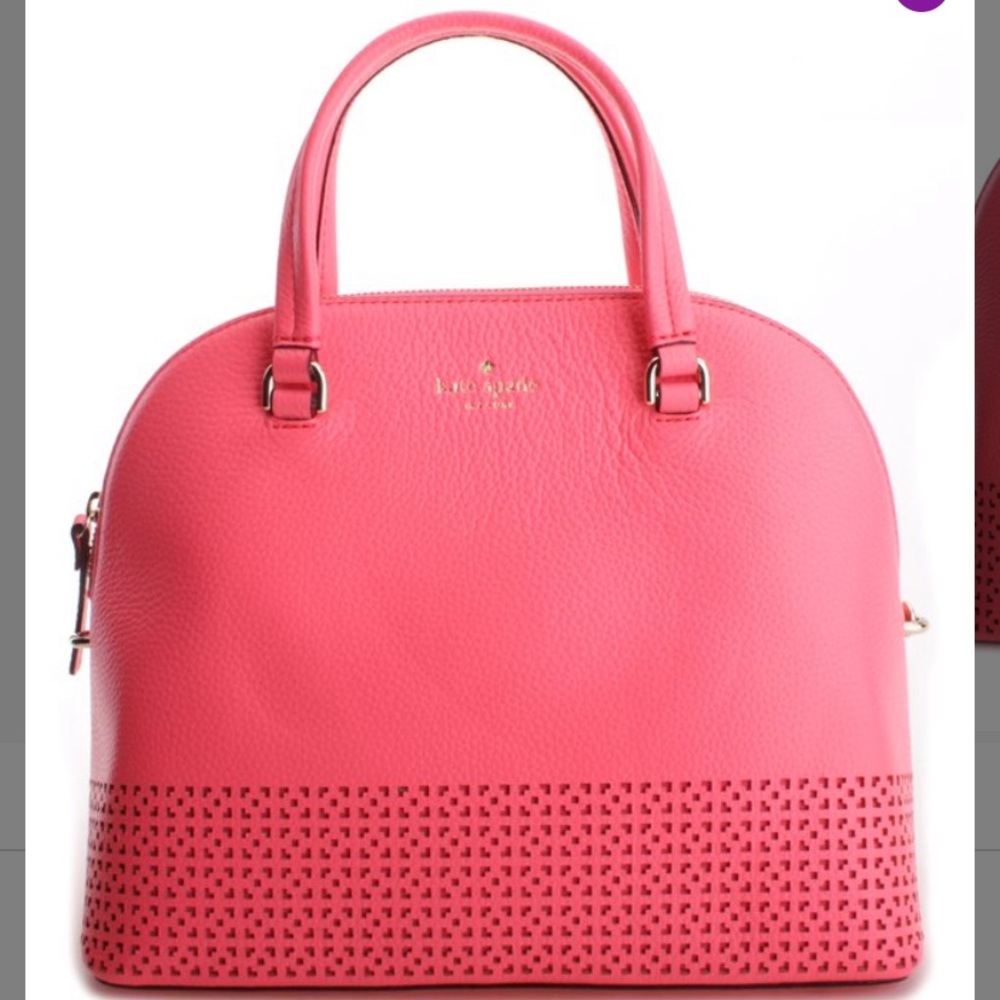 Kate Spade Coral Wakefield Leather Lane Satchel